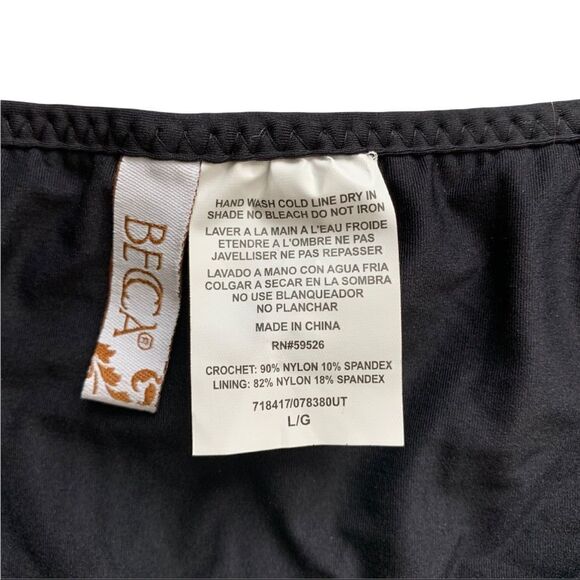 BECCA Crochet Inset Hipster Bikini Bottom! - Picture 5 of 7